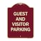 Signmission Guest and Visitor Parking Heavy-Gauge Aluminum Architectural Sign, 24" x 18", BU-1824-23933 A-DES-BU-1824-23933 - alternate 1